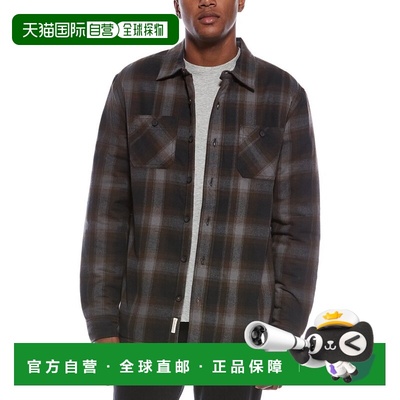 自营WEATHERPROOF VINTAGE Sherpa Lined Shirt Jacket - brown