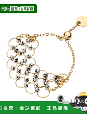 日潮跑腿Vendome K10YG黄金链环圆环扣戒指 YellowGold ONE SIZE