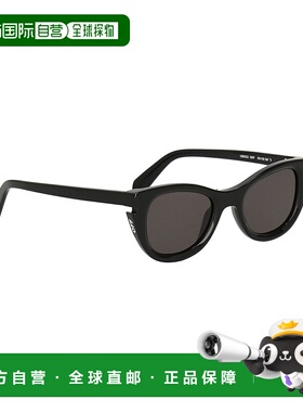 自营 off-white米白色中性博尔德50mm太阳镜-黑色 美国奥莱直发