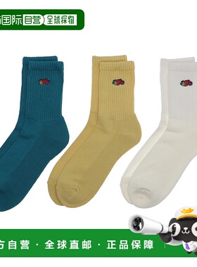 日本直邮Fruit of the Loom 宽松刺绣T恤3件装 [FR6467EM002183]