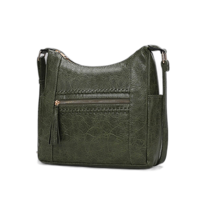 自营mia k collectionMia K 出品 Marseille 女士单肩包 - 橄榄色