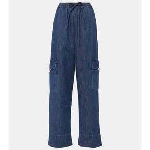 女士 华伦天奴 VGold 阔腿工装 000276 潮奢 牛仔裤 Valentino