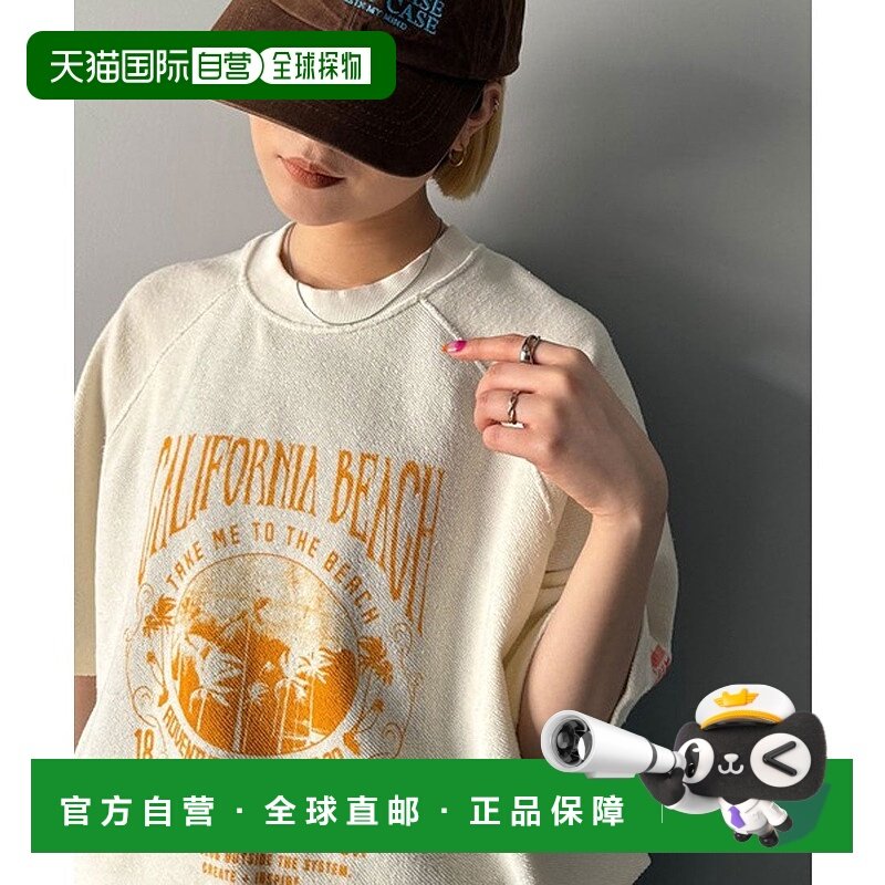 日本直邮Classical Elf 大人休闲风格复古风颜料印花半袖 sweat [