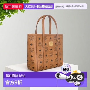 MCM菜篮子Toni Visetos女款经典老花满印托特Tote斜挎款