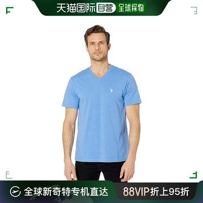 香港直邮潮奢 U.S. Polo Assn. 美国马球协会 男士 V领T恤