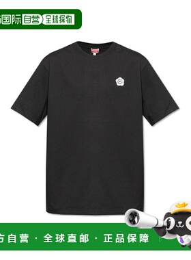 香港直邮KENZO 男士T恤 FF55TS2004SG99J SS2025 黑色 Black cott