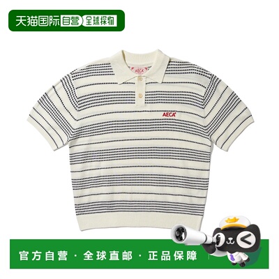 韩国直邮AECA 公用男针织AWCMSSBEKNIOV002C0SD STRIPE STRUCTURE