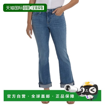 自营NYDJ Barbara Heyburn Wash Ankle Crop Jean - medium wash