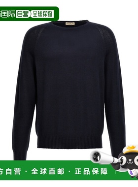 1h可退 香港直邮ma' ry' ya 男士 水手领毛衣 YMK020 blue蓝色 舒