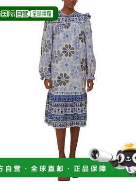 自营farm rioRio Midi农场连衣裙-白色 美国奥莱直发