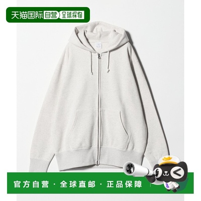 1h可退 日本直邮LOOPWHEELER男装 联名LOWERCASE 拉链连帽卫衣 宽