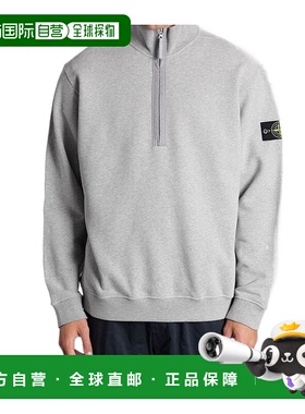 香港直邮Stone Island Logo 贴片半拉链卫衣 K2S156100068S0M20