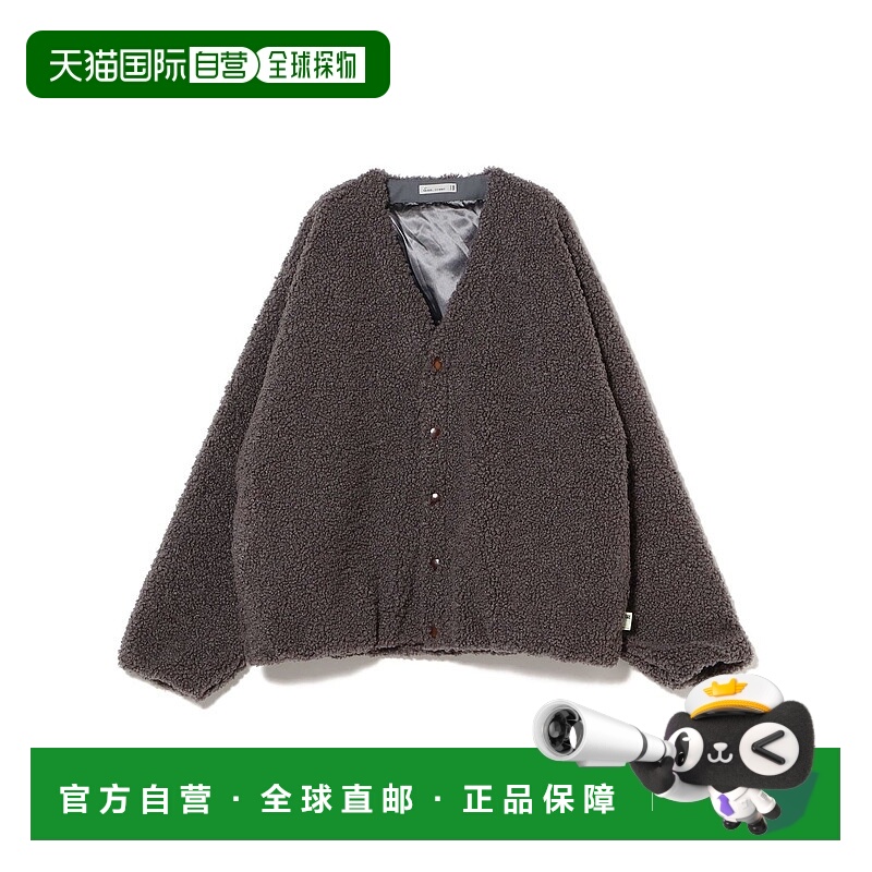 1h可退 日本直邮SSZ 男装 全棉宽松卡其色半拉链连帽衫 111324134