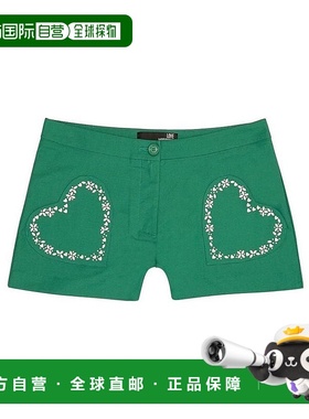 香港直邮MOSCHINO 女士短裤 WO06201S2549T65 AW2024 绿色 徽标细