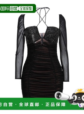 香港直邮Self-Portrait 女士 短款连衣裙 black黑色 舒适时尚