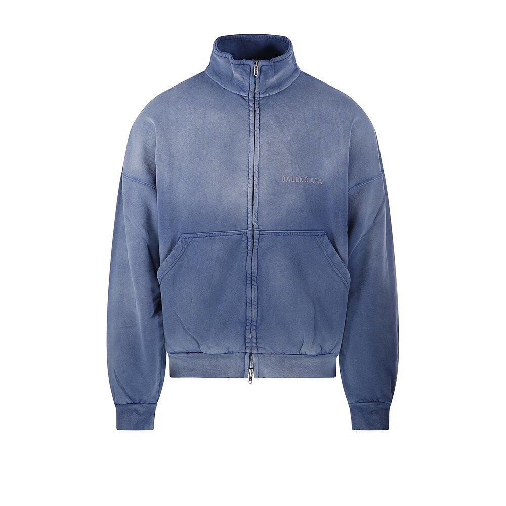 BALENCIAGA 男士卫衣 844162TSVP14530 AW2025 蓝色