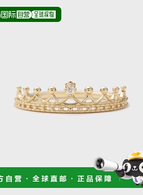 1h可退 日本直邮NOJESS 女士K10钻石皇冠戒指 30244111151