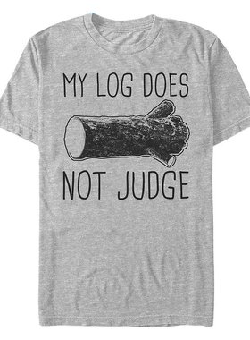 Fifth Sun|Twin Peaks 男款 My Log Doesn't Judge 短袖 T 恤