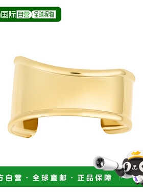 自营adorniaTarnish Resistant 18k Gold Plated Tall Curve Cuff