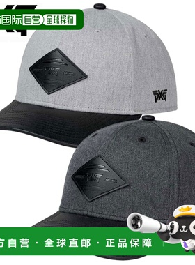 日本直邮PXG 高尔夫球帽 菱形贴片按扣帽 23PXG000173