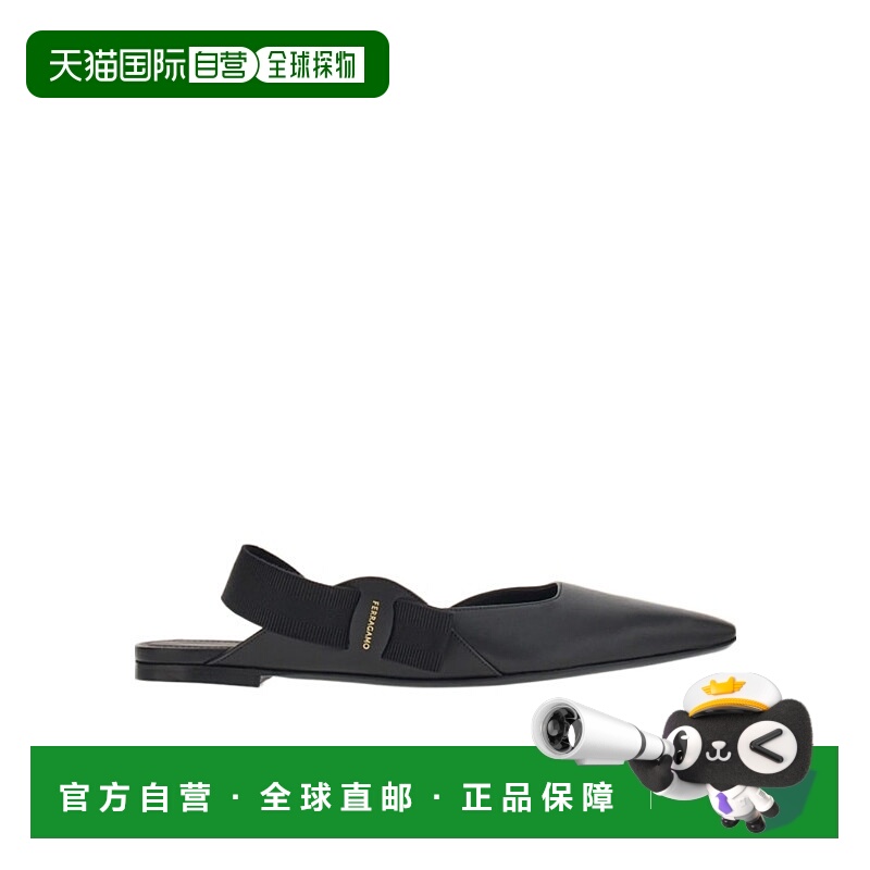 香港直邮Salvatore Ferragamo Vara 蝴蝶结露跟鞋 01E872女鞋单鞋