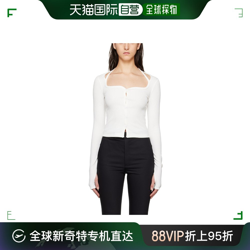 香港直邮潮奢 Helmut Lang 海尔姆特 朗 女士 方领针织衫 N02HW50 女装/女士精品 毛针织衫 原图主图