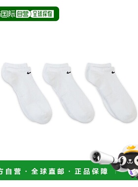 日本直邮 Everyday 女士训练隐形短袜3双套装 SX7673 白色 [袜子]