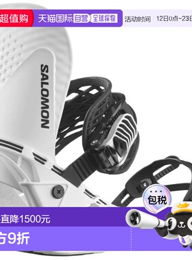 日本直邮SALOMON 23-24 HOLOGRAM 雪板固定器 Men’s、Lady’s 白