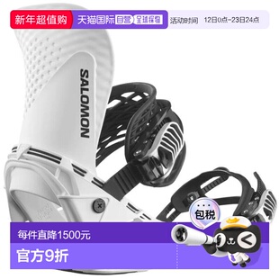 日本直邮SALOMON 23-24 HOLOGRAM 雪板固定器 Men’s、Lady’s 白