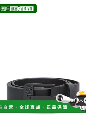 香港直邮DIESEL 男士腰带 X08880P1913H0015 AW2022 黑色