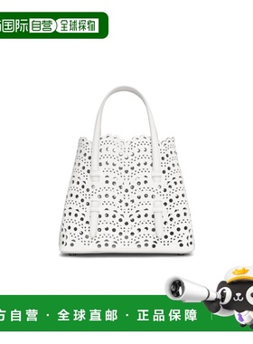 1h可退 香港直邮alaia 女士 Mina 20 镭射切割皮革手提包包