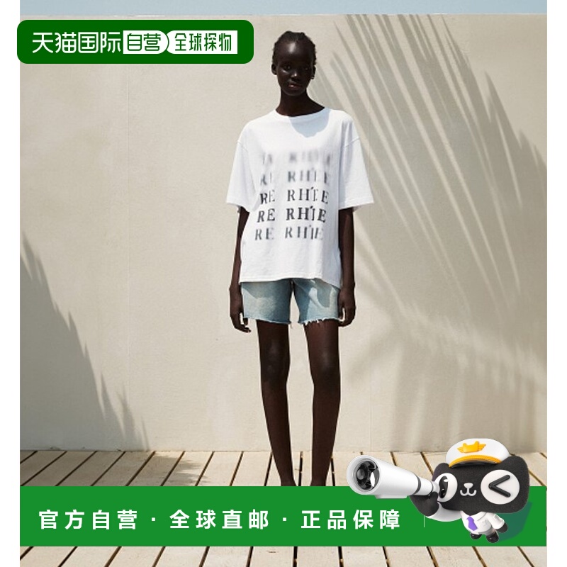 韩国直邮RE RHEE 女士女装T恤RQ2TOO076-0 LOGO FADING T SHIRT