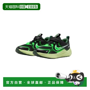 日本直邮Nike 宇宙跑者PSV儿童运动鞋 黑色绿色 [HM4400-0]