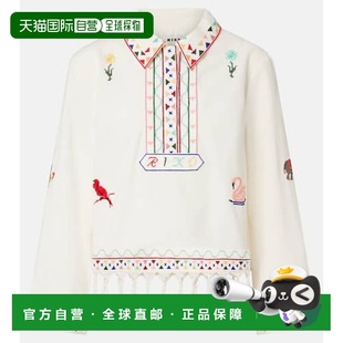 香港直邮RIXO white白色 女士 刺绣棉质上衣 舒 Ludmilla 1h可退