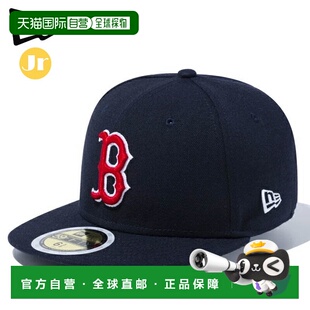 日本直邮NEW ERA 帽子 青少年款 59FIFTY MLB 球场波士顿红袜队帽