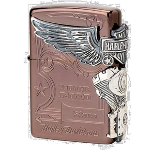 【日本直邮】ZIPPO之宝打火机日本限定款玫瑰金×银3面立体浮雕HD