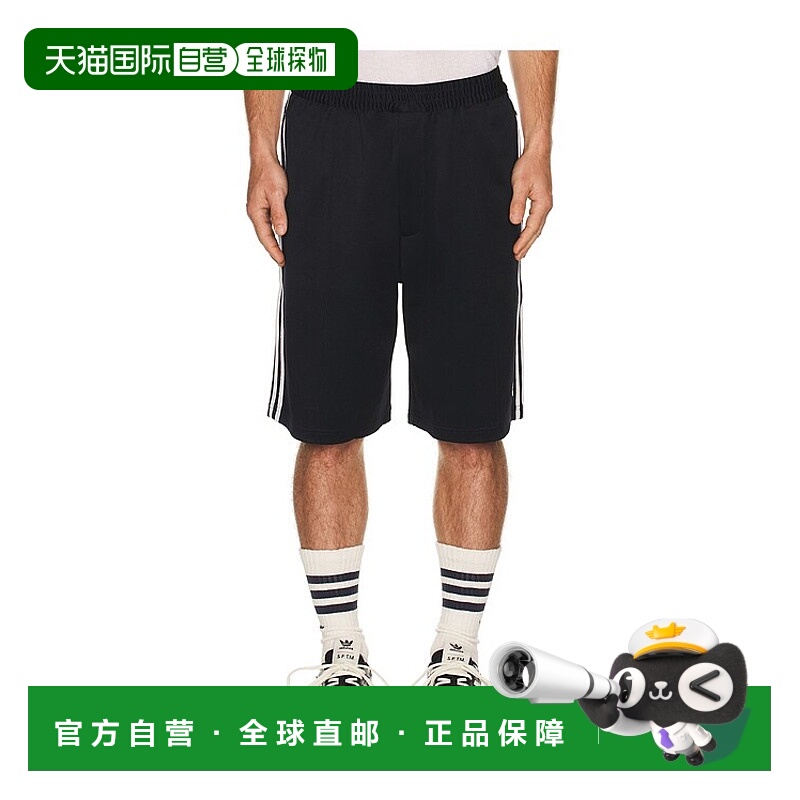 1h可退 香港直邮潮奢 adidas 阿迪达斯 女士 斜纹布短裤 KD0308