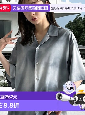 日本直邮Classical Elf 满版印花宽松垂坠感半袖衬衫 [C04519EM01