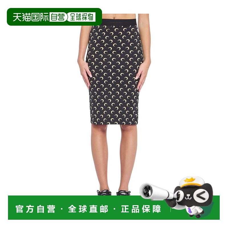 1h可退 香港直邮MARINE SERRE 女士半身裙 WSK123ACJER0001IT99BL