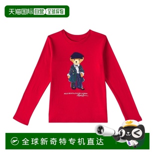 劳伦 Polo 拉夫 棉质针织T恤童 女童 Ralph 香港直邮Polo Lauren