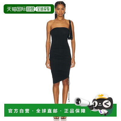 香港直邮Wolford 女士 Fatal 垂褶连衣裙 57161 black黑色 舒适时