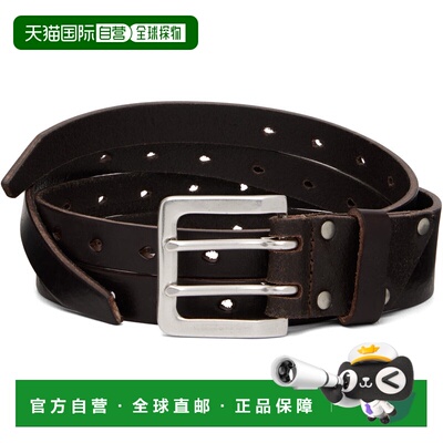 1h可退 香港直邮Our Legacy 男士 棕色 Split 腰带 A42484OOilyBr