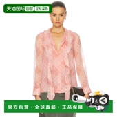 香港直邮潮奢 皱褶长袖 Burberry 1h可退 巴宝莉 女士 上衣 810355