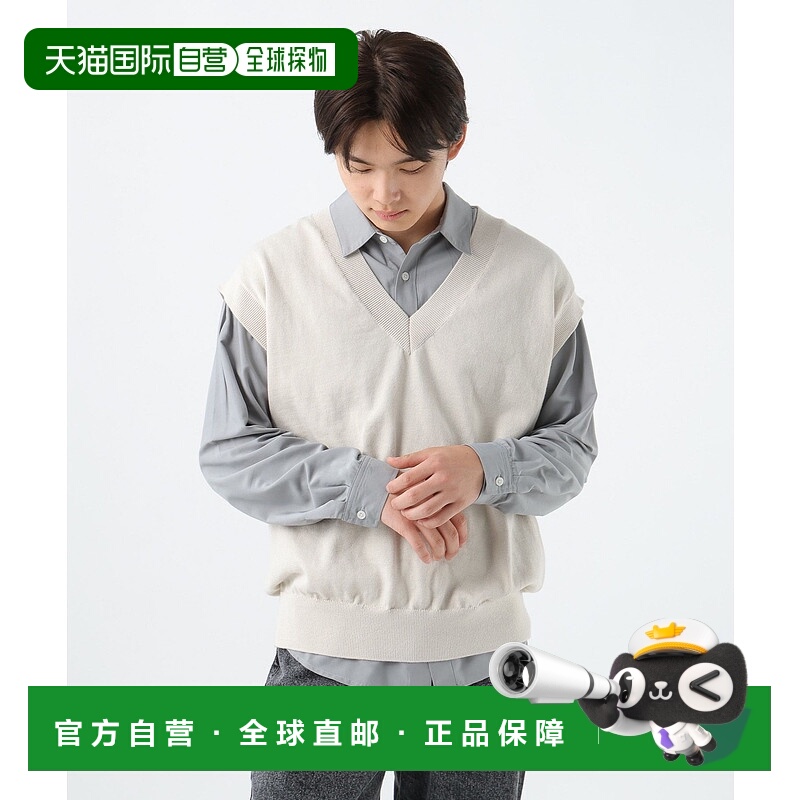 1h可退 日本直邮GLOBAL WORK 男童 2件套衬衫+针织背心 AND YUA A