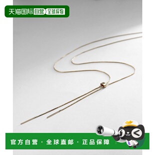 日潮跑腿COCOSHNIK 女士K10扣球简约项链 黄金 70cm经典精致时尚