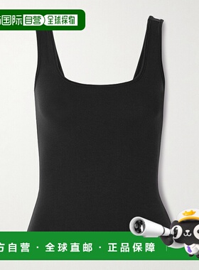 1h可退 香港直邮SKIMS 女士 Soot 棉混纺针织背心 APTNK2516SOOT