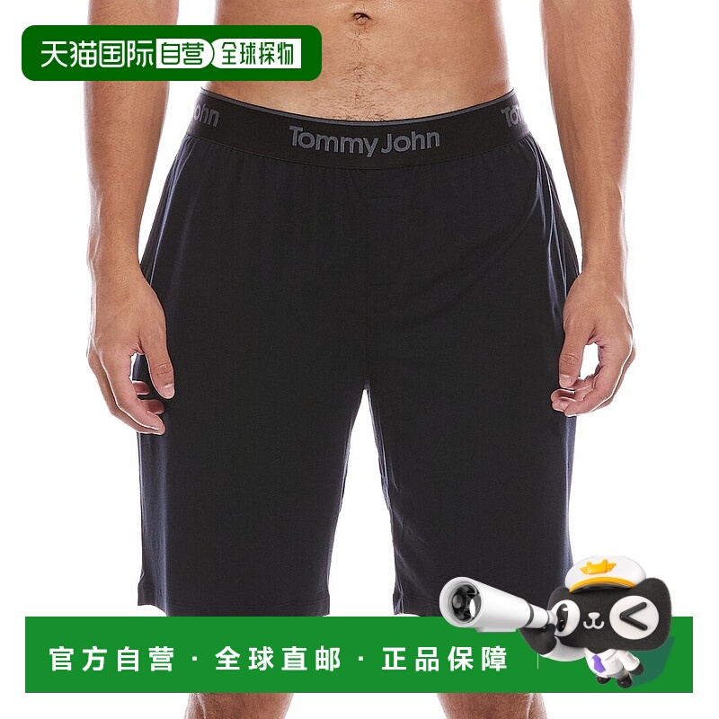 自营Tommy John Black Second Skin Sleep Short - black 美国奥