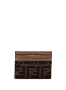 FENDI 女士钱包 8M0445A98PF0A6E AW2024 黑色 徽标卡包
