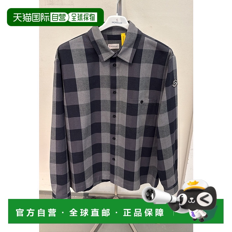 1h可退 香港直邮MONCLER 男士衬衫 2F00002M5950F99 SS2025 花色