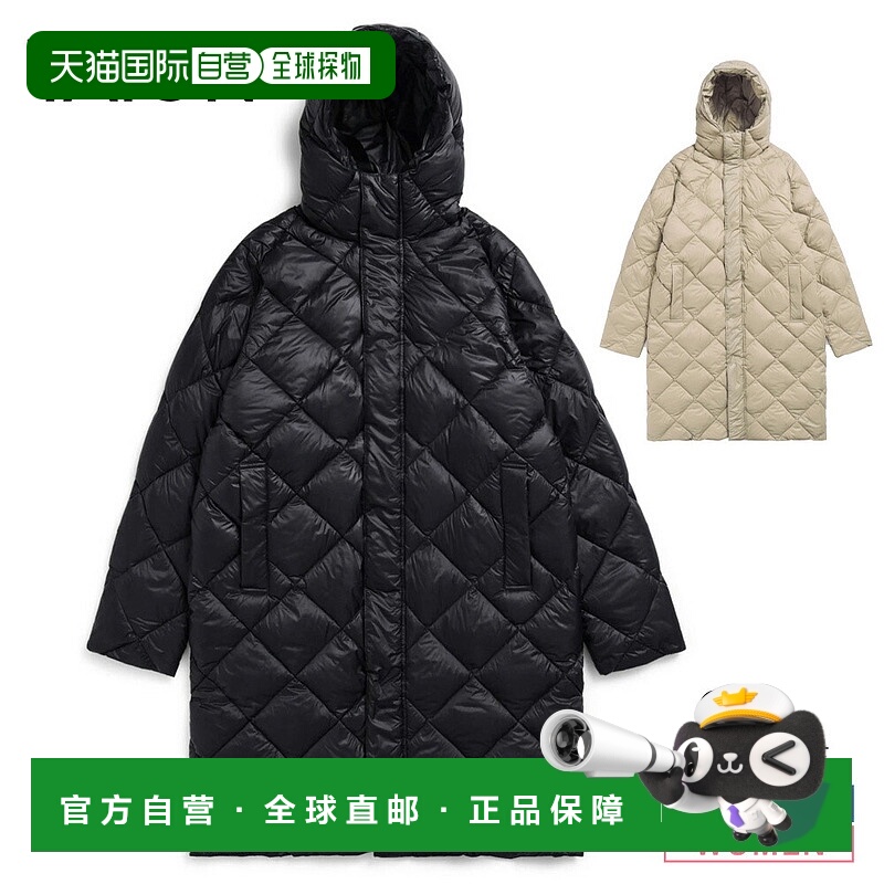 日本直邮TAION 外套 男女通用 CITY PACKABLE HOOD 长款羽绒服 TA